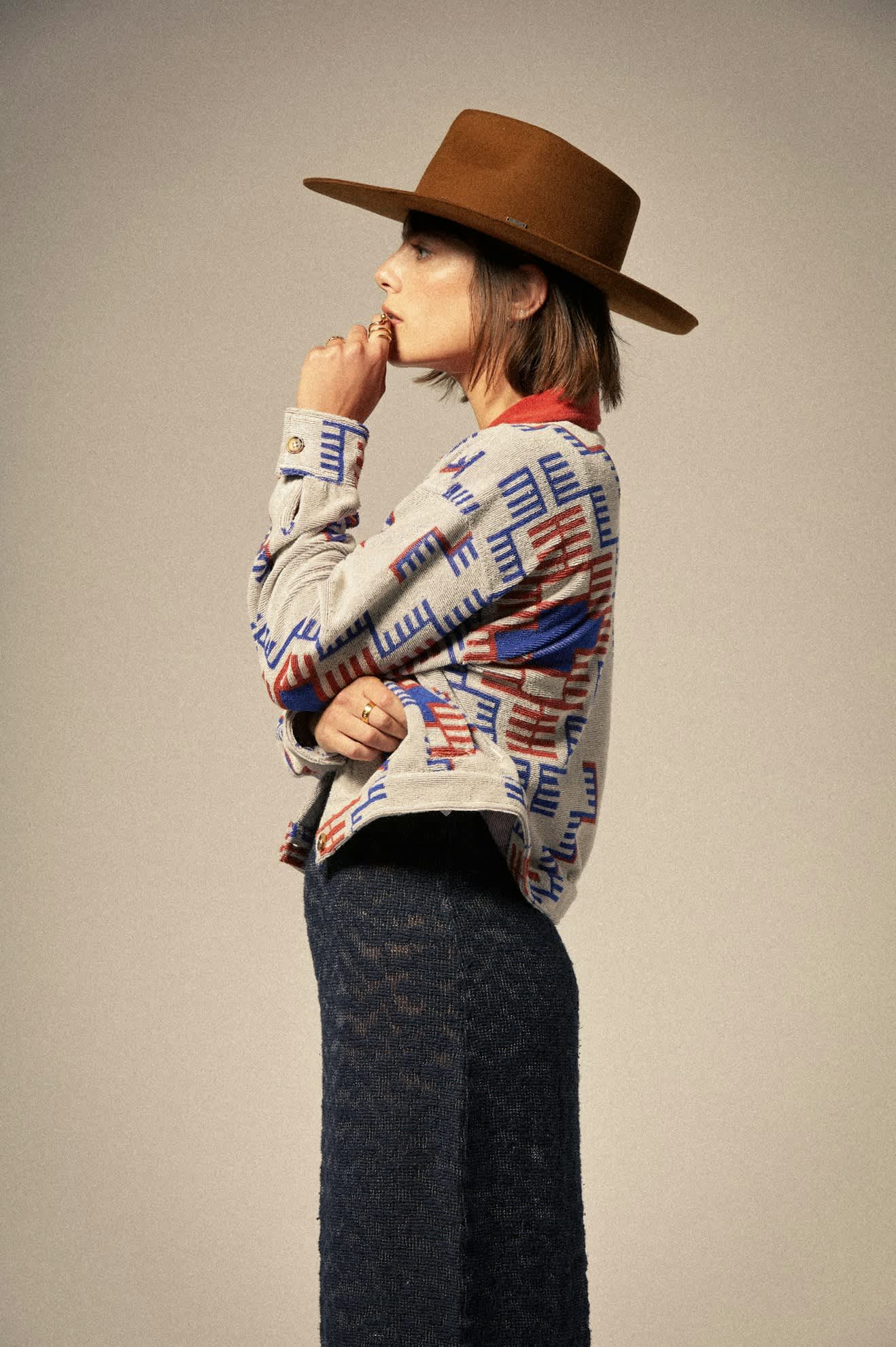 Brixton Trail Terrycloth Trucker Jacket ELCIP S