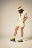 Brixton Silky Jacquard Short WHCFJ M