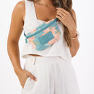 Aloha Adrift Mini Hip Pack - PinkSalt/Tide