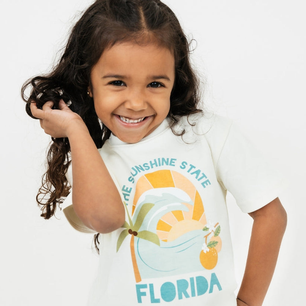 Emerson and Friends SS Tee FloridaSunshine 6/7T