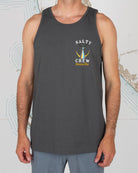 Salty Crew Tailed Tank Charcoal-NEW M