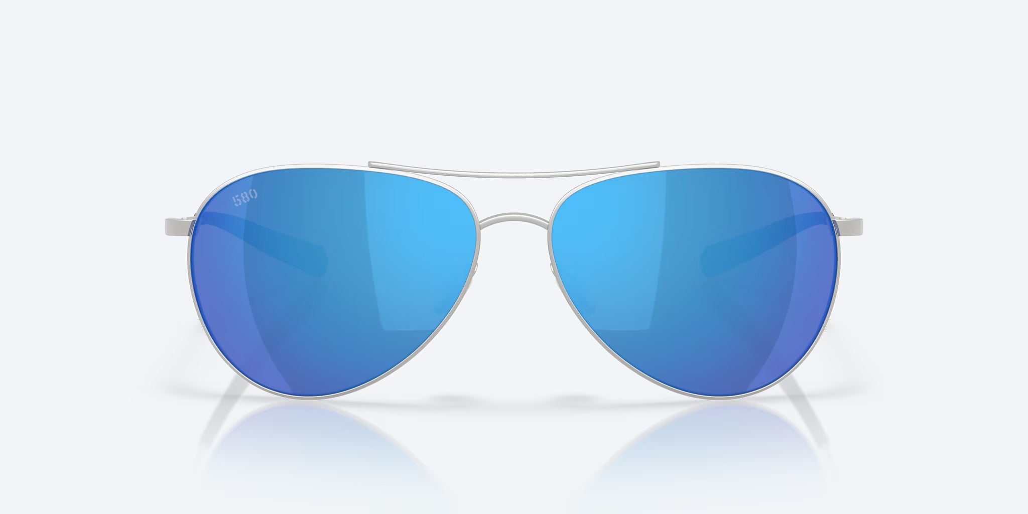 Costa Del Mar Piper Sunglasses SatinSilver BlueMirror 580G
