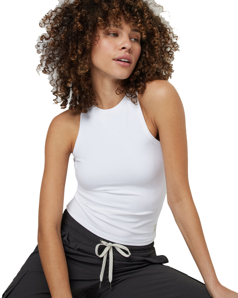 Vuori AllTheFeels Crew Tank WHT XS