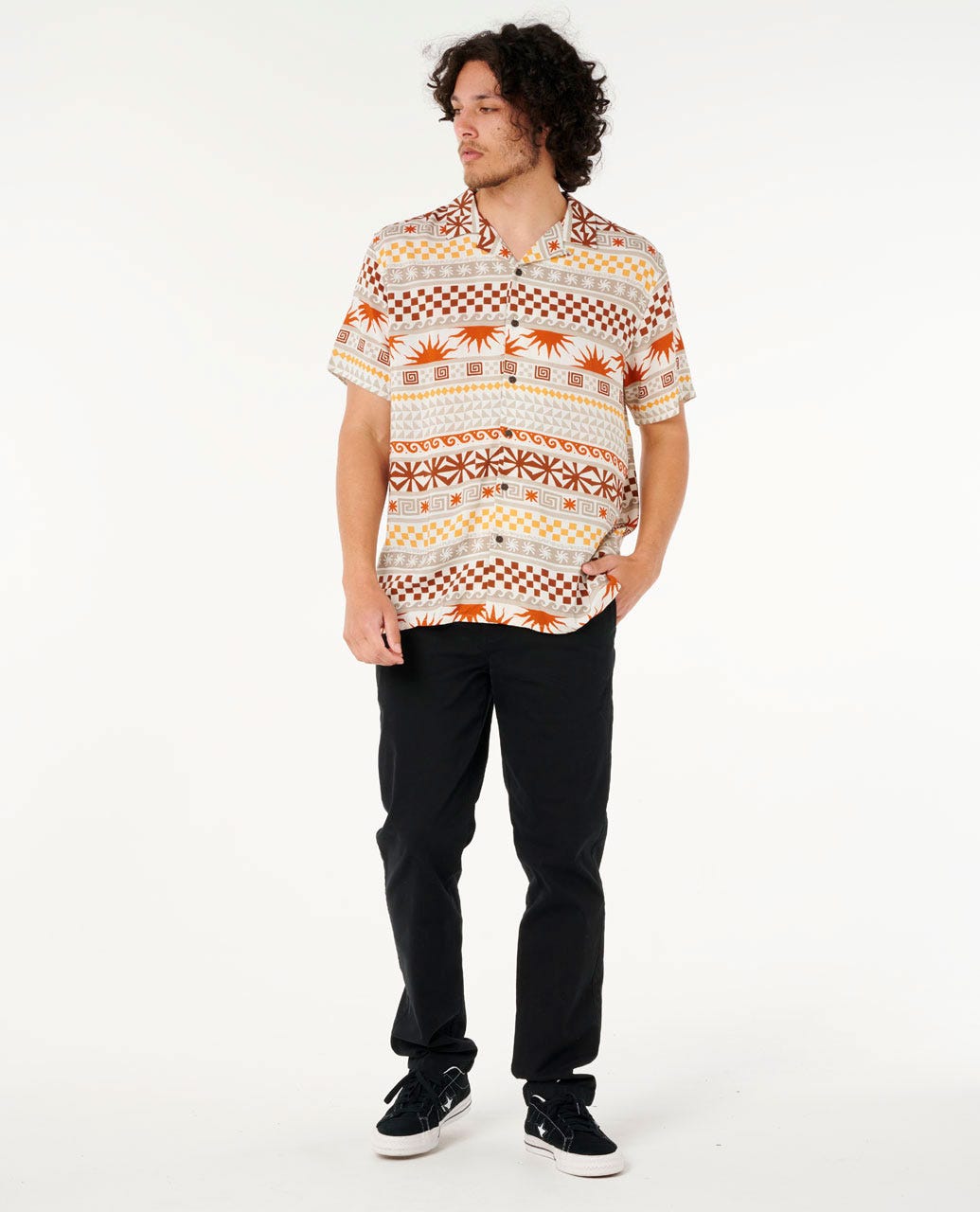 Rip Curl Fun Times SS Woven 1257-BurntOrange S