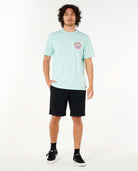Rip Curl Shred Til SS Tee 8089-LightAqua S