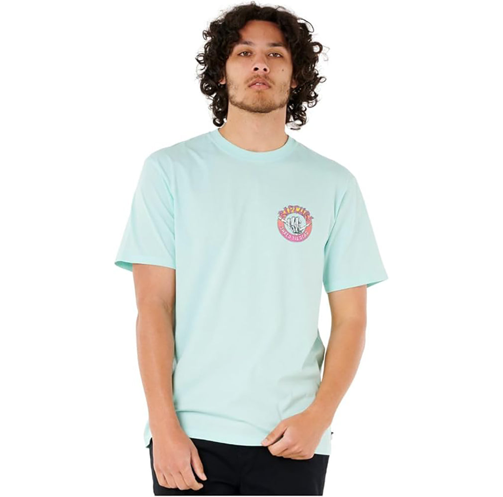 Rip Curl Shred Til SS Tee 8089-LightAqua L