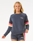 Rip Curl Las Dalias Raglan Crew 0049-Navy L