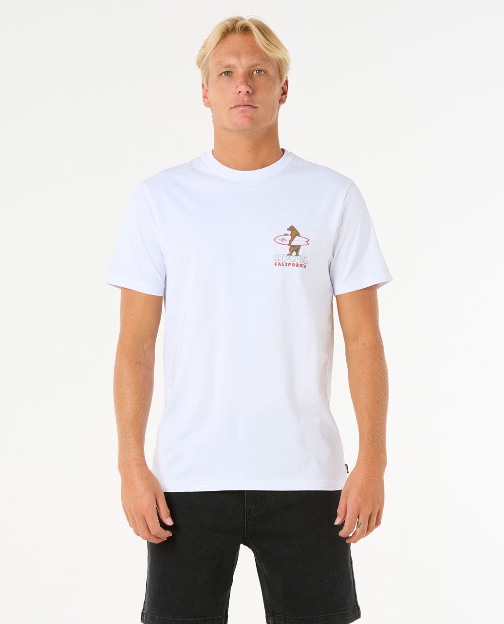 Rip Curl Desti Animals SS Tee 2338-OpticWhite L