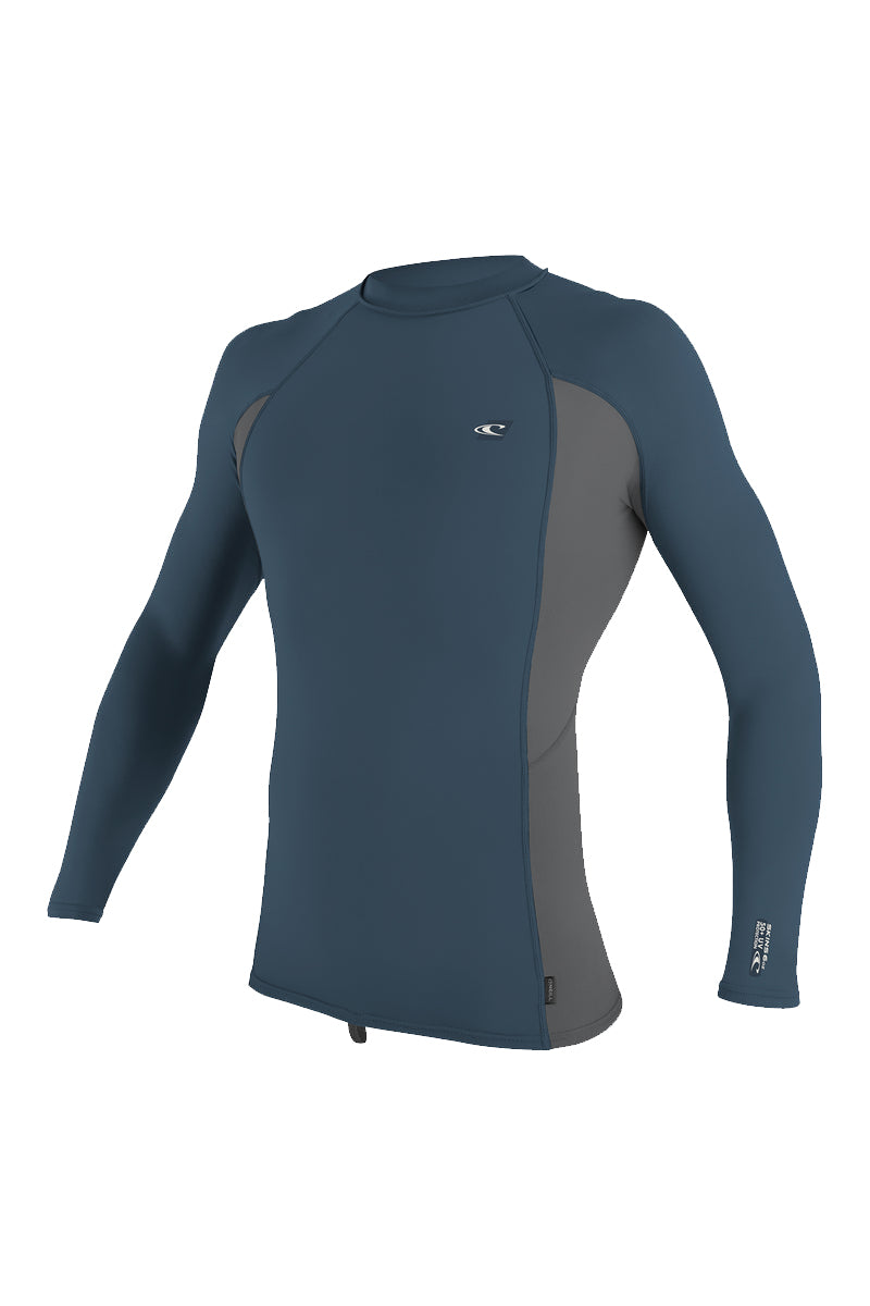 O'Neill Premium Skins LS Rashguard CopenBlu/Smoke/CopenBlu XL