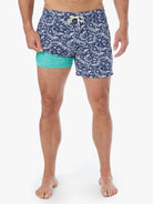 Fair Harbor The Bungalow Trunk  NavyCrocodile XXL
