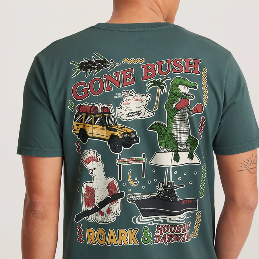 Roark Hod Postcard SS Tee FOR L