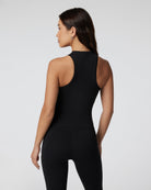 Vuori AllTheFeels Crew Tank BLK M