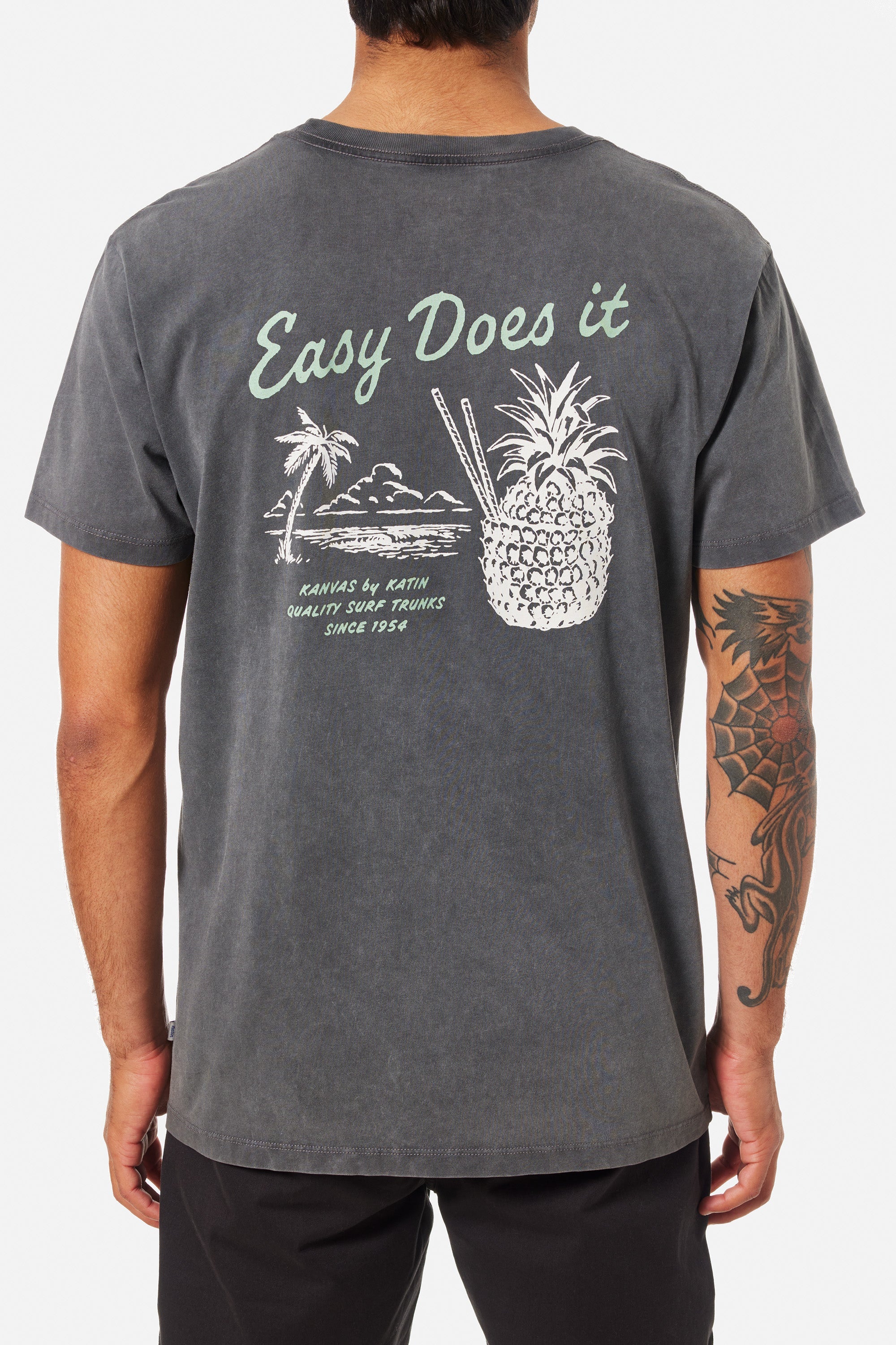 Katin Pina SS Tee BLACK SAND  WASH (BKSW) XXL