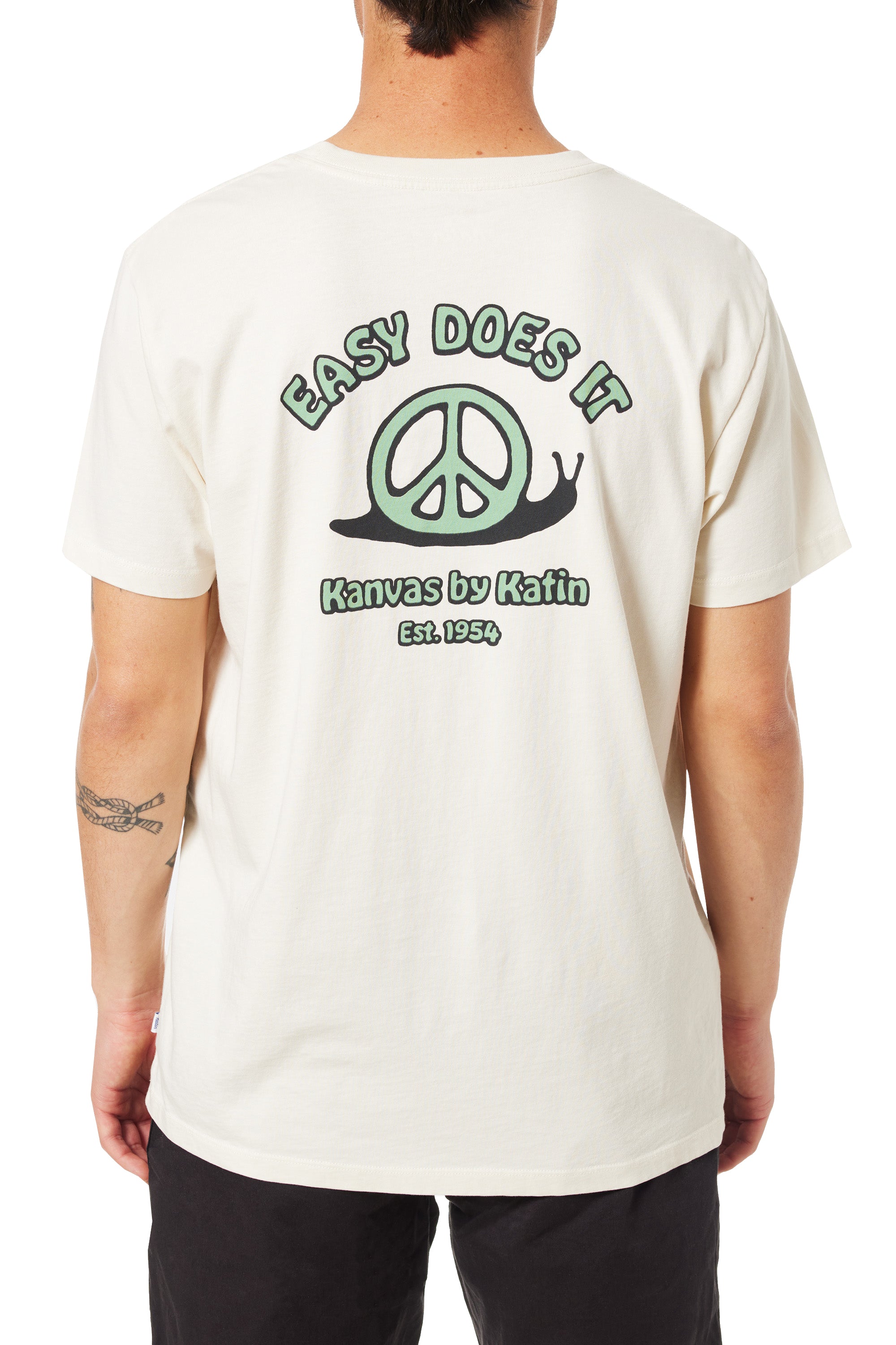 Katin Snail SS Tee VINTAGE  WHITE (VWHT) L