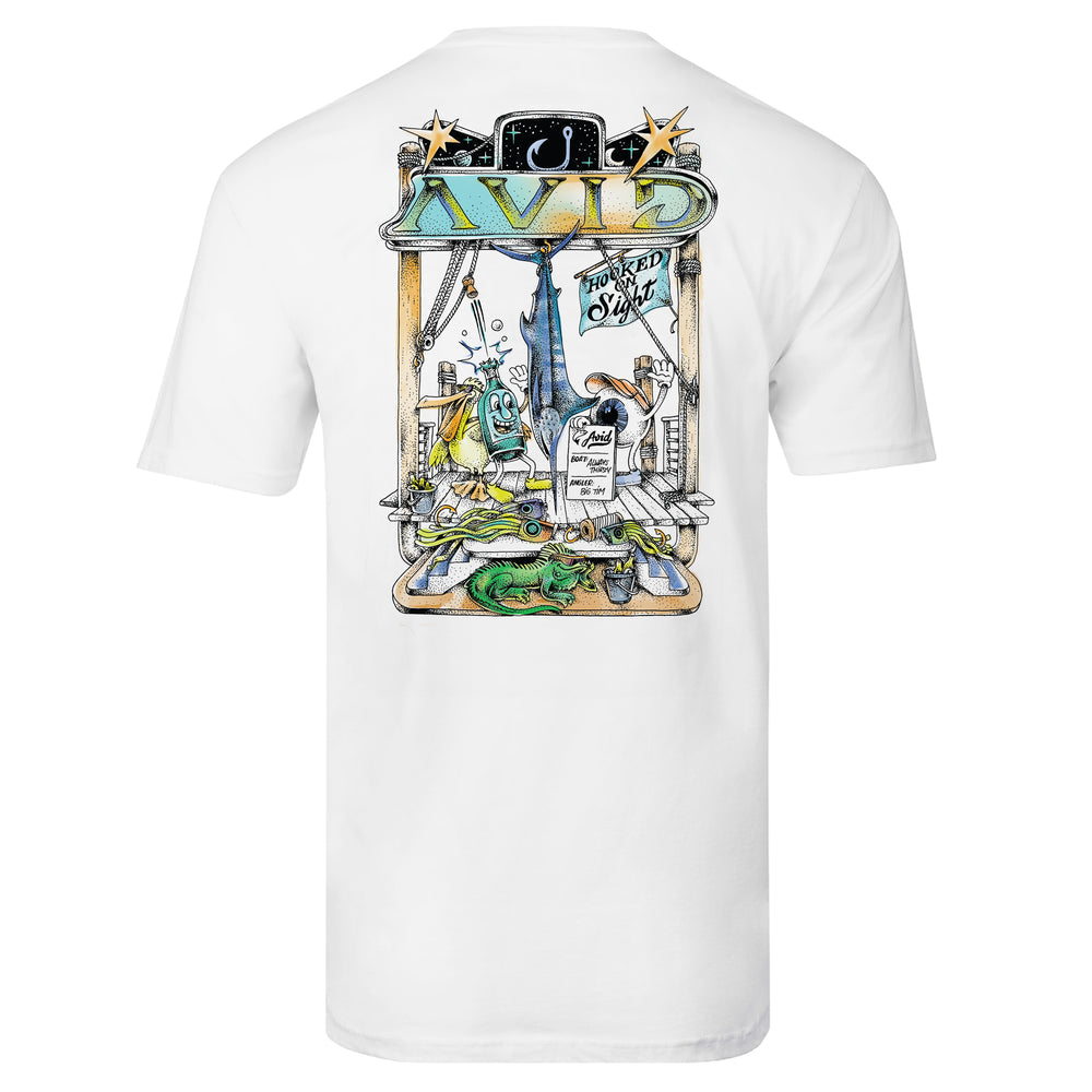 Avid Cosmic Docktales SS Tee WHT XL