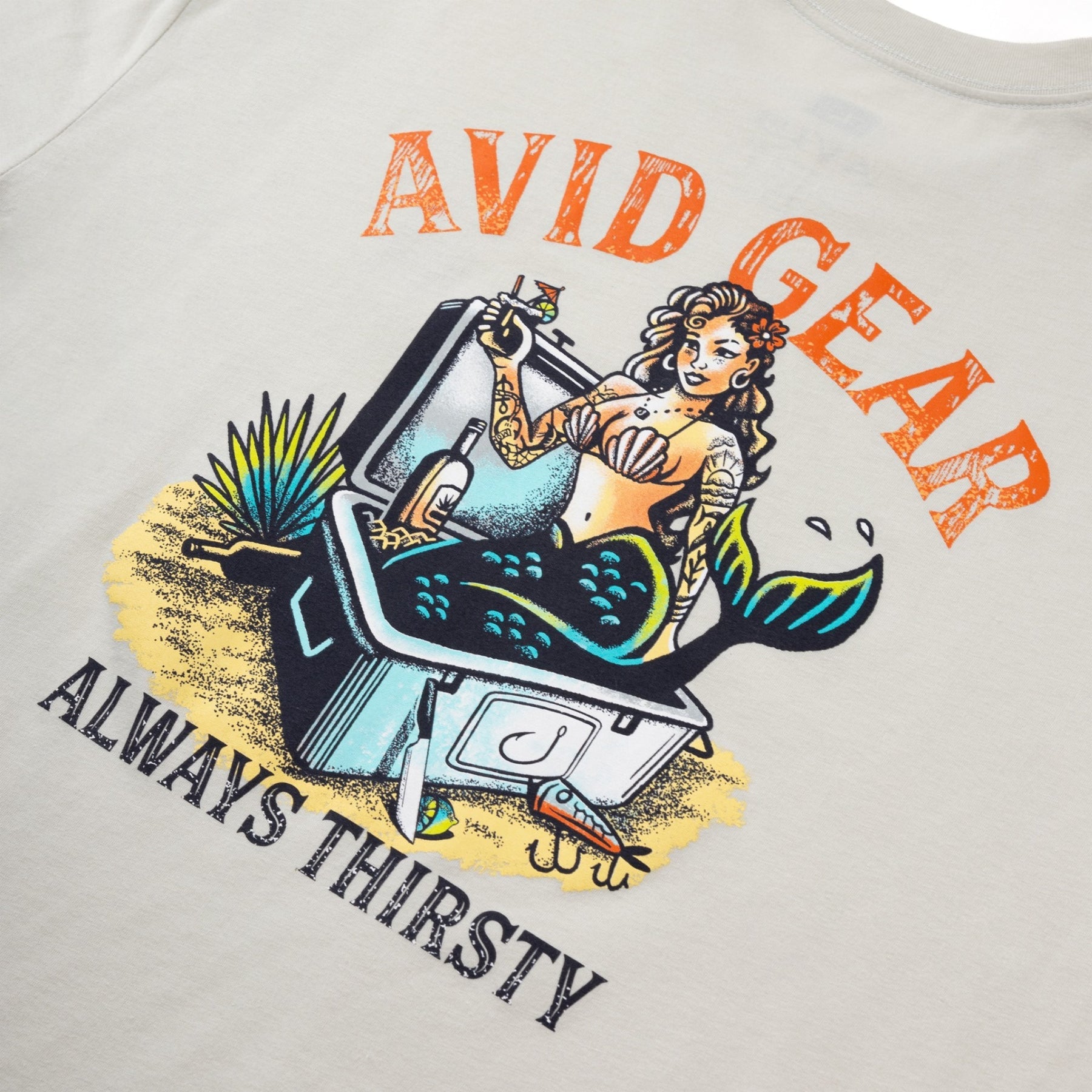 Avid Mezcal and Mermaids SS Tee GLG M