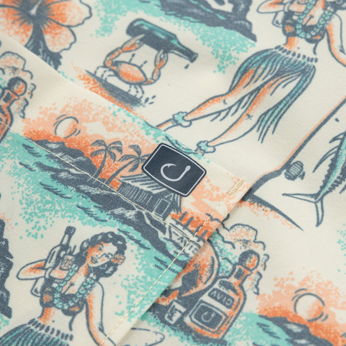 Avid Palapa Vacay SS Woven BON XXXL