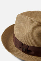 Brixton Horton CB Packable Fedora DarkTan-Brown L