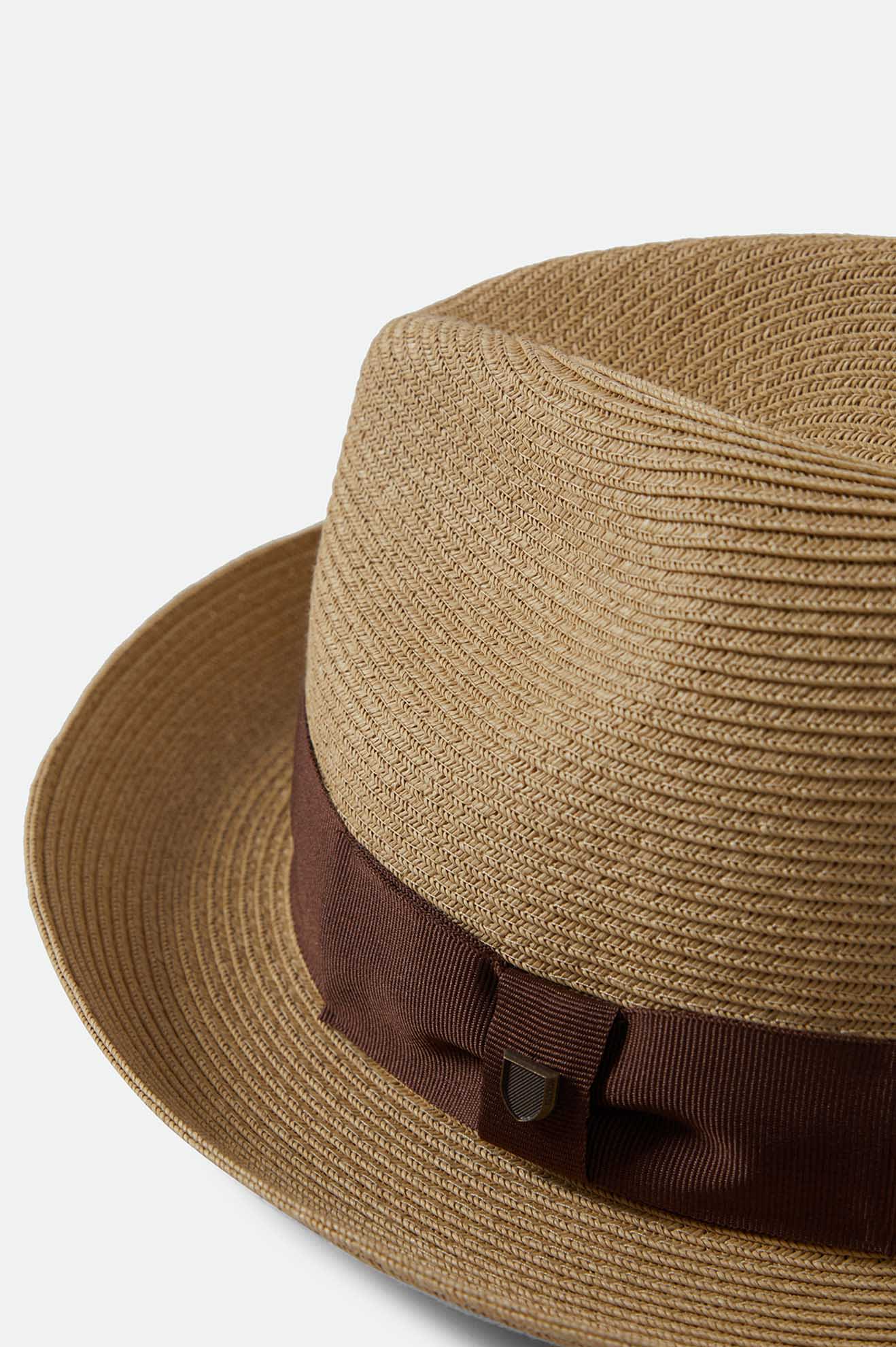 Brixton Horton CB Packable Fedora DarkTan-Brown XS