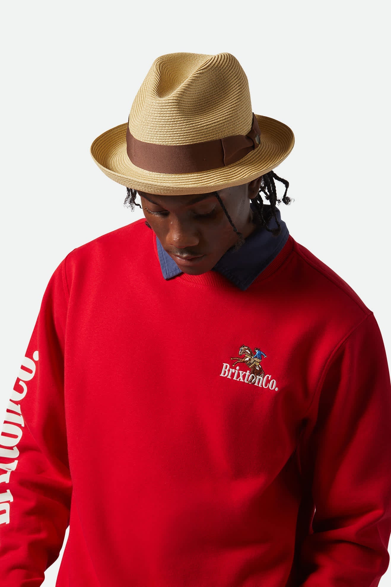 Brixton Horton CB Packable Fedora DarkTan-Brown XS