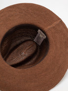 BRIXTON LYONS KNIT PATTERN PACKABLE HAT COFFEE M-L