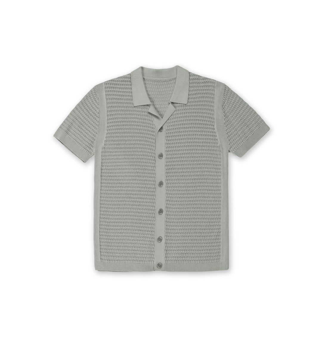 VINTAGE SUMMER SWEATER KNIT BUTTON UP