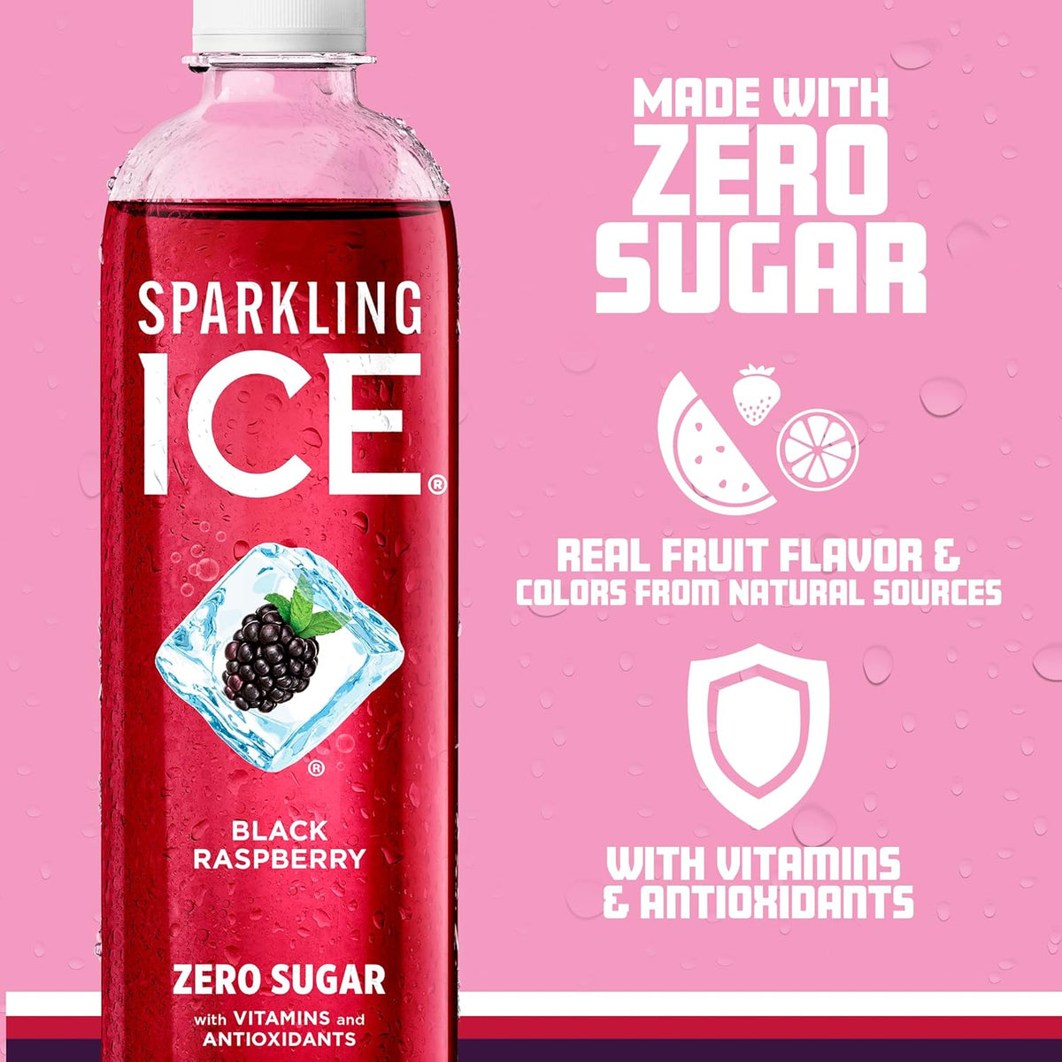 Sparkling Ice Water BlackRaspberry 17 FL OZ