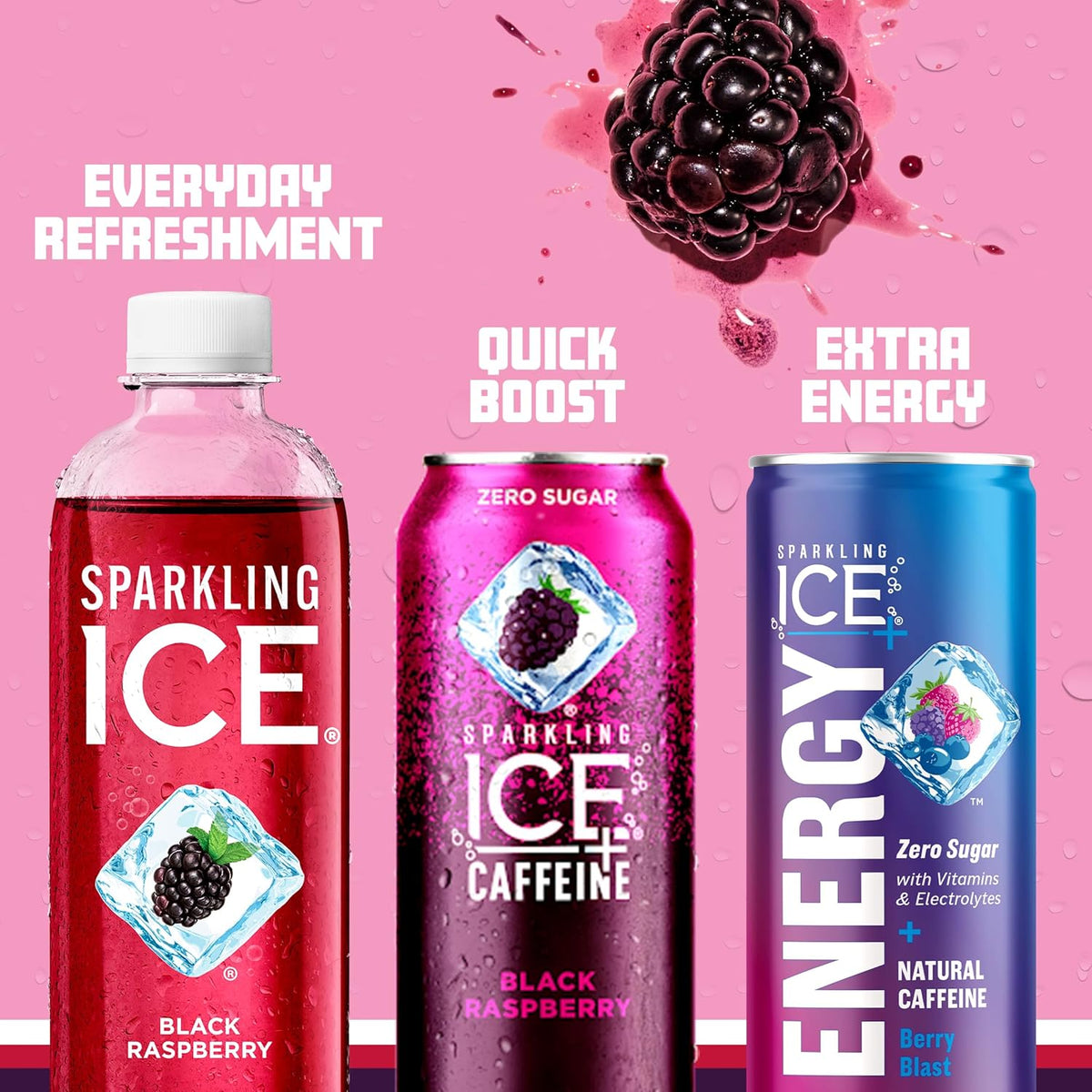 Sparkling Ice Water BlackRaspberry 17 FL OZ