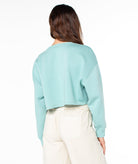 Roxy Morning Hike Crop Sweatshirt BSG S