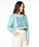 Roxy Morning Hike Crop Sweatshirt BSG S