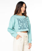 Roxy Morning Hike Crop Sweatshirt BSG XS