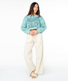 Roxy Morning Hike Crop Sweatshirt BSG S