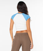 Roxy Paraiso Cropped Ribbed Tee BTG M