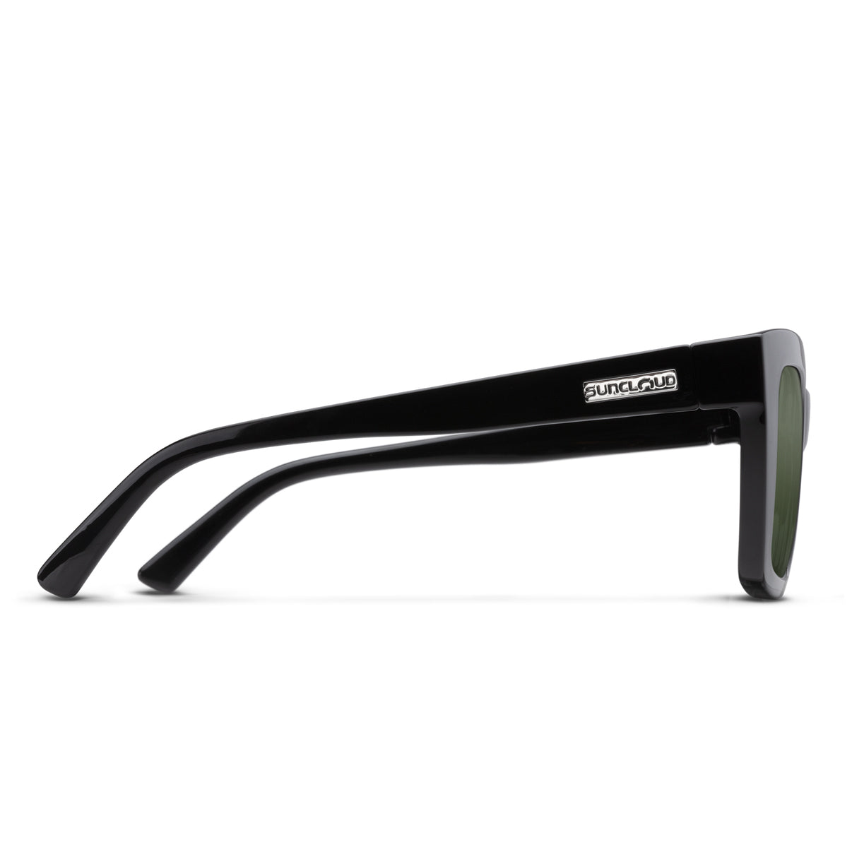 SunCloud  Marion Polarized Sunglasses Black GrayGreen