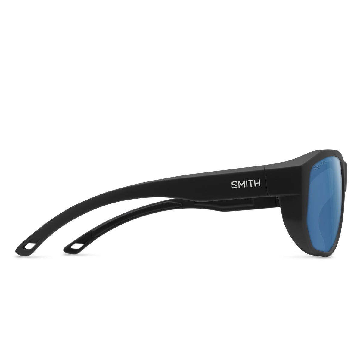 Smith Outrigger Polarized Sunglasses MatteBlack BlueMirror
