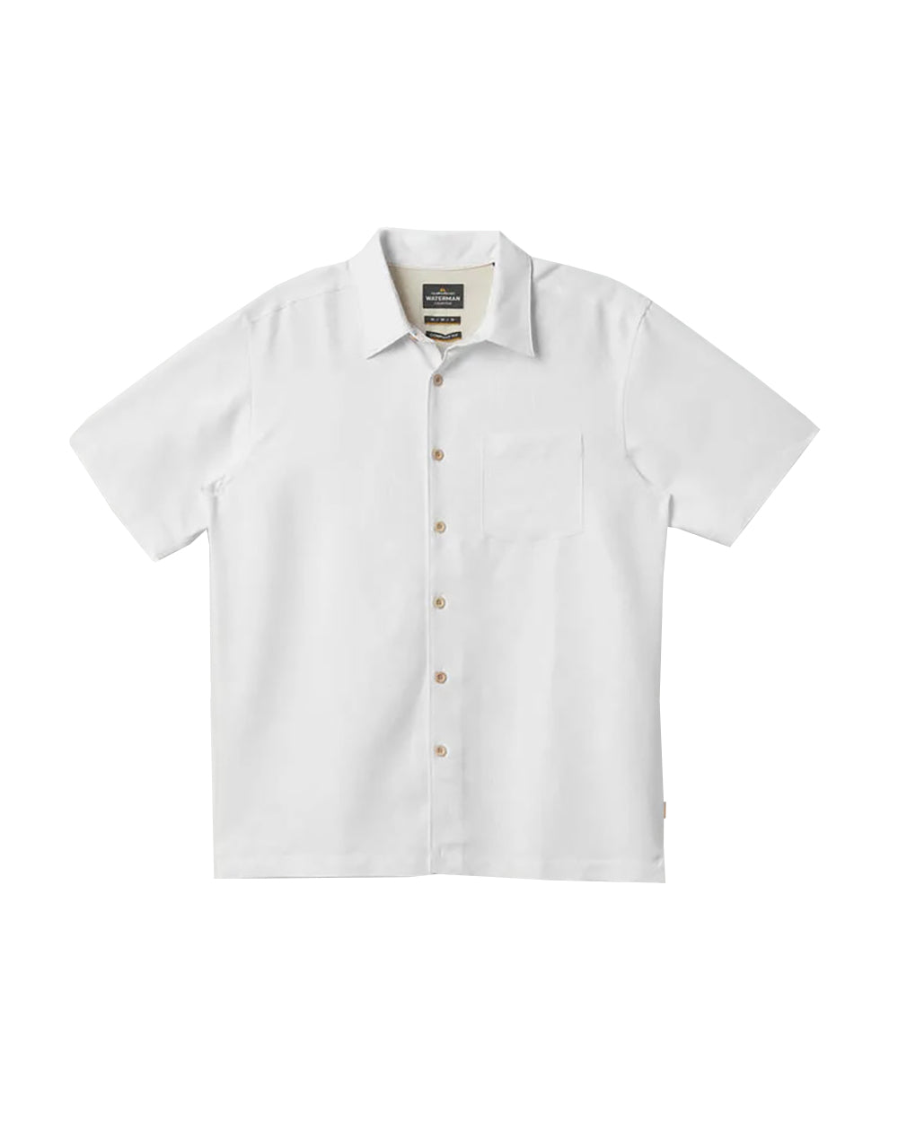 Quiksilver Waterman Island Jungle SS Woven  WHT L