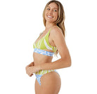 Roxy Bali Breaks Reversible Bandeau Bikini Top KIW M