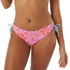 Roxy Tapestry Patchwork Hipster Adjustable Side Full Coverage Bikini Bottom MUL S