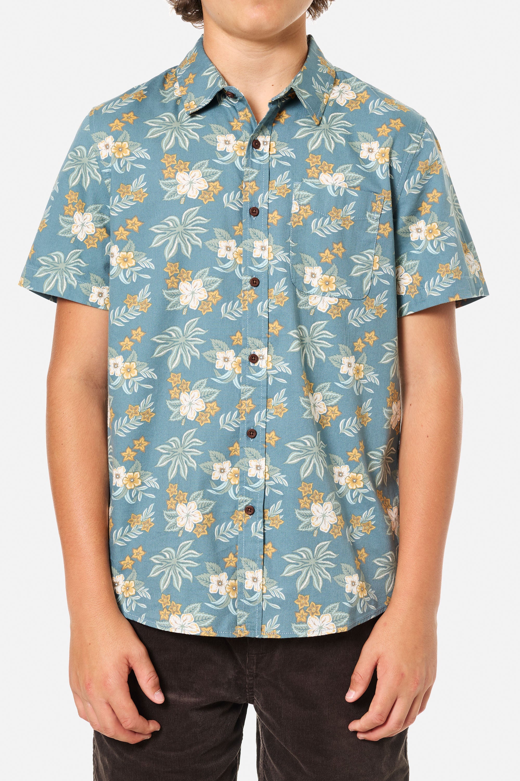 Katin Benji SS Woven Shirt  AtlanticGreen-ATGR XL
