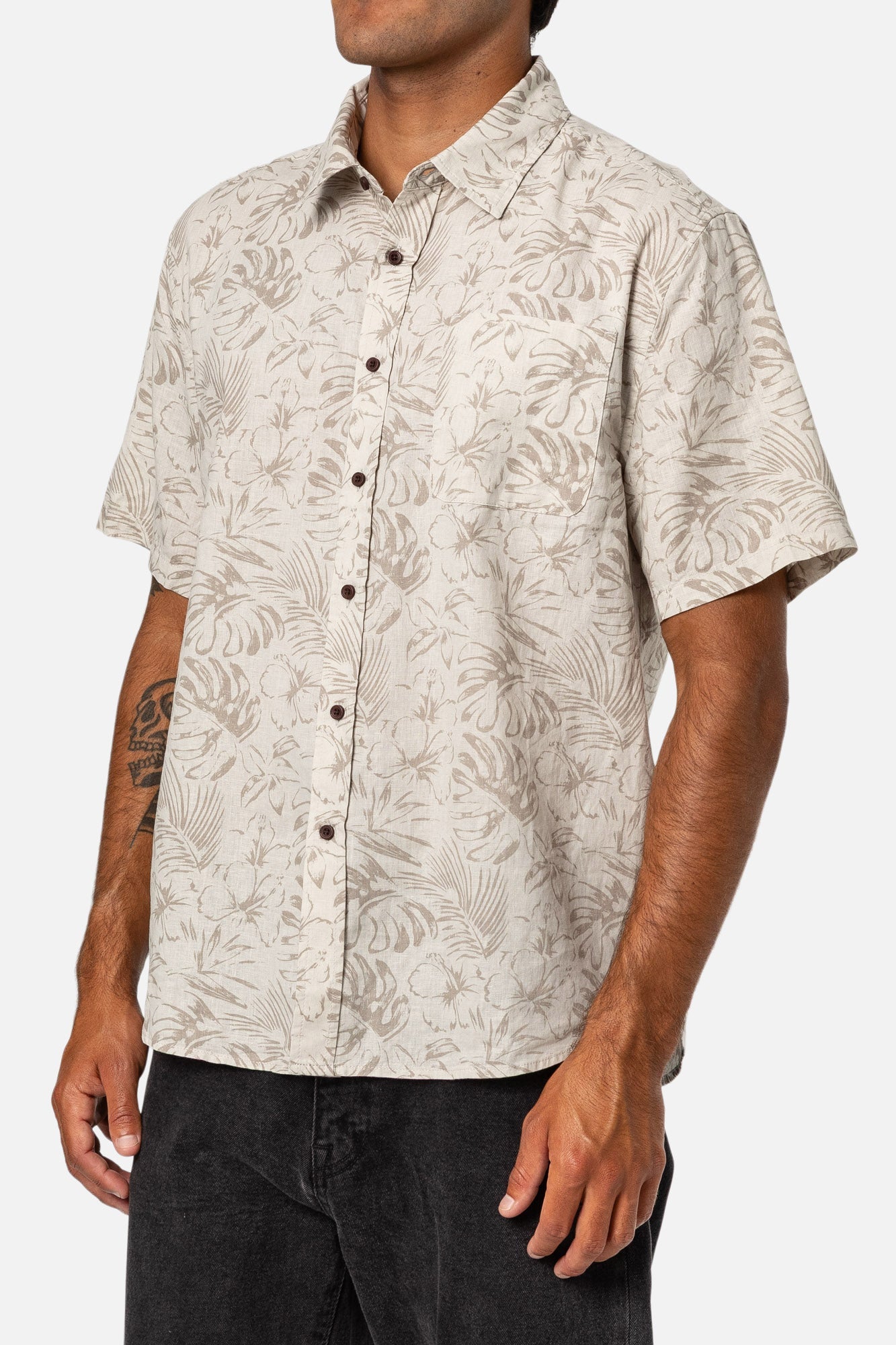 Katin Moco SS Woven Shirt  Moon XL