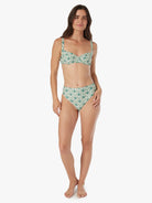 Fair Harbor Luna Underwire Bikini Top White Lotus  PalmTiles S
