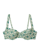 Fair Harbor Luna Underwire Bikini Top White Lotus  PalmTiles S