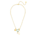 Pura Vida Bonne Chance Cowrie Charm Gold Necklace