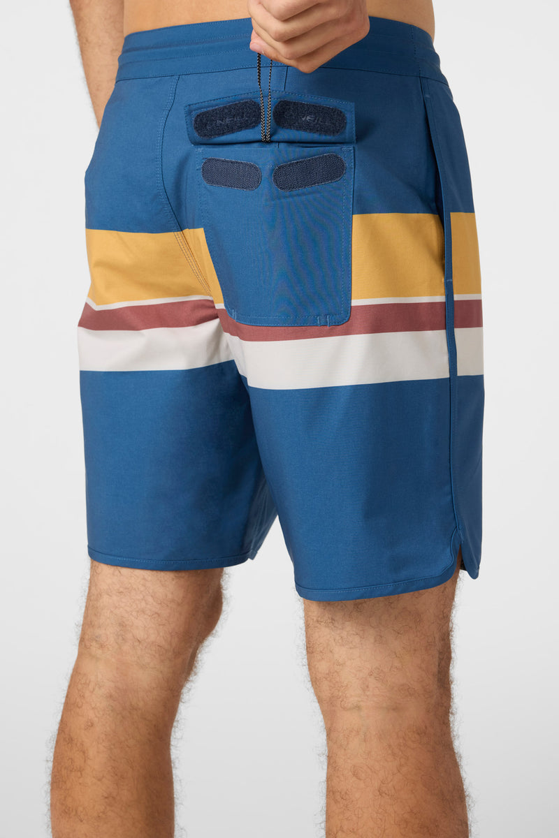 O'NEILL CRUZER STRIPE SCALLOP 18 IND-INDIGO 30