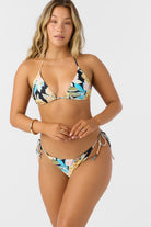 O'Neill Mikah Floral Venice Bikini Top BLK L