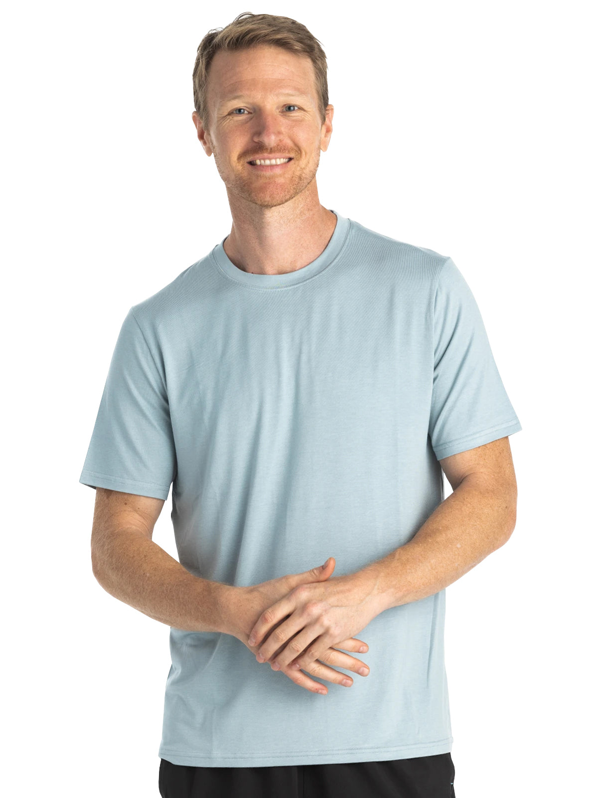 Free Fly Bamboo Motion Tee Ocean-Mist M