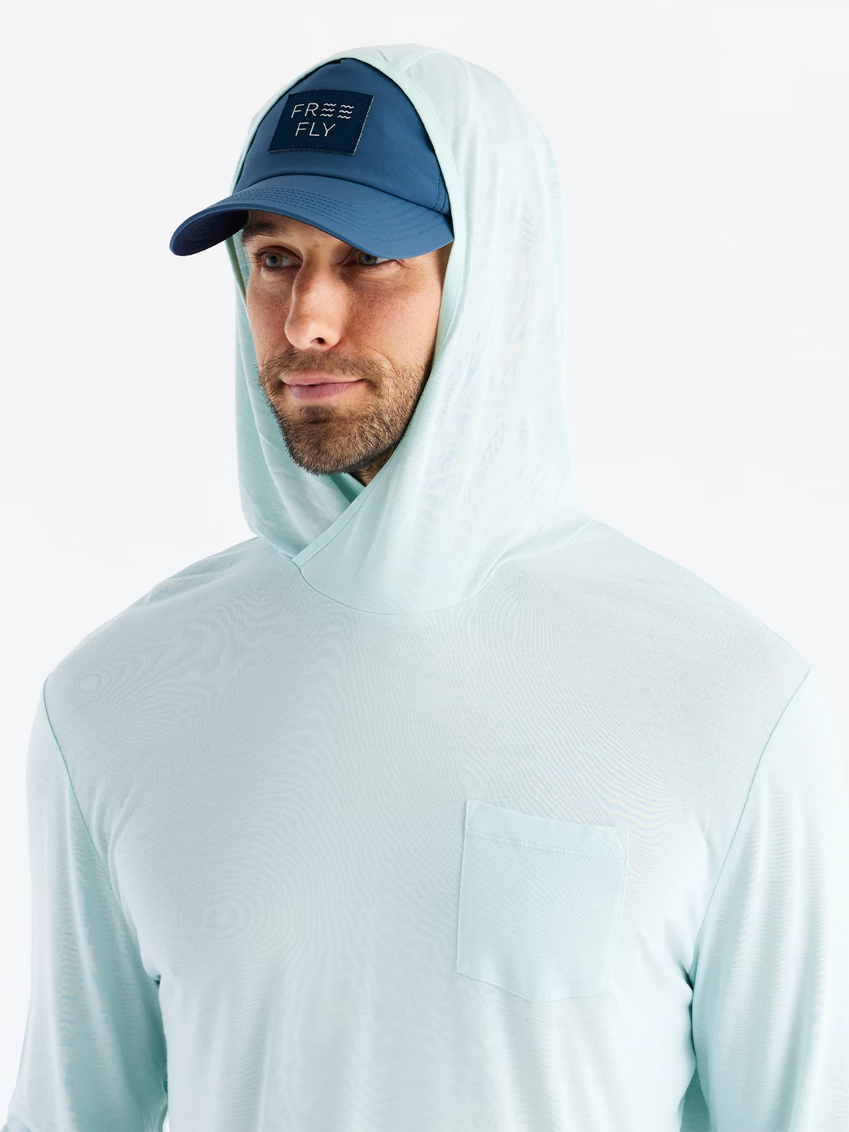 Free Fly Bamboo Lightweight Hoodie Glacier XL
