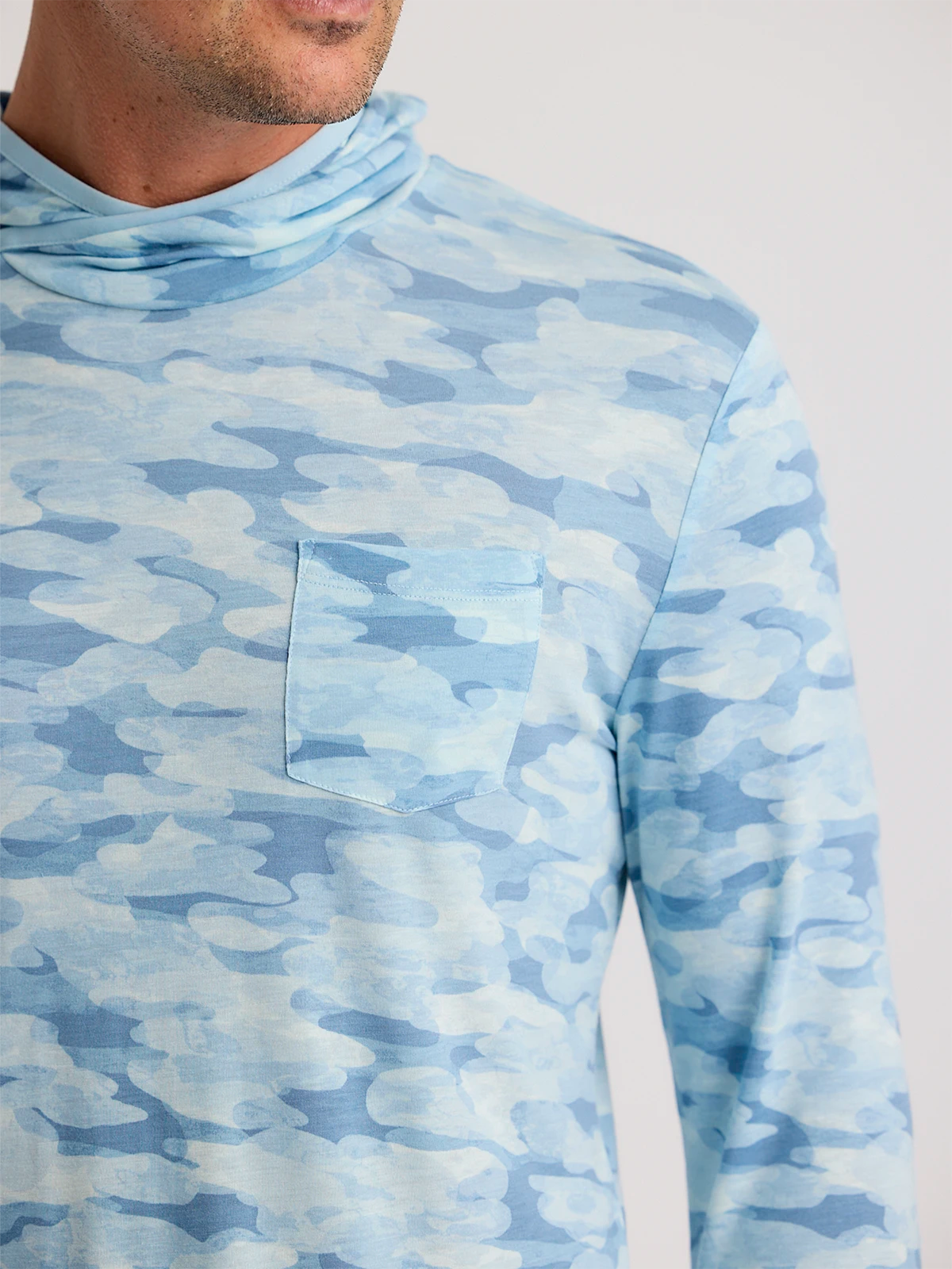 Free Fly Bamboo Lightweight Hoodie SeaSmoke XL