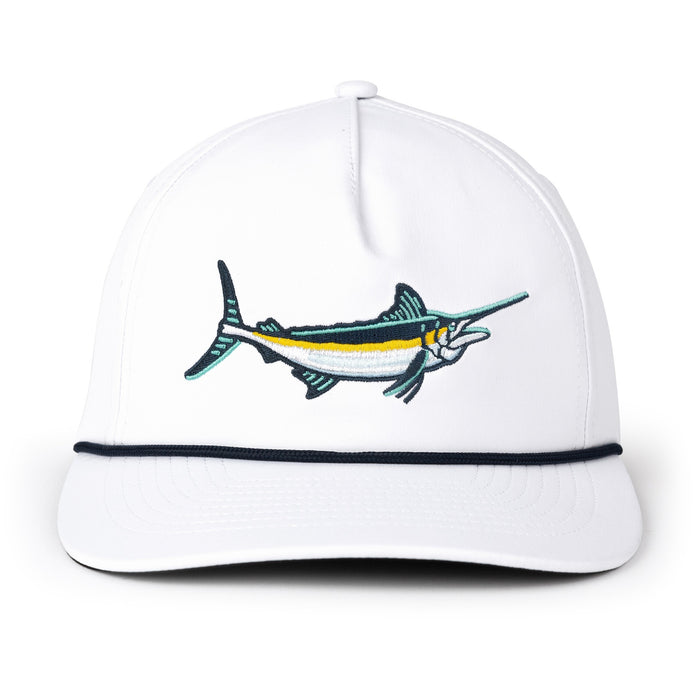 Avid Gamefish Retro Camper Hat WHT-White OS