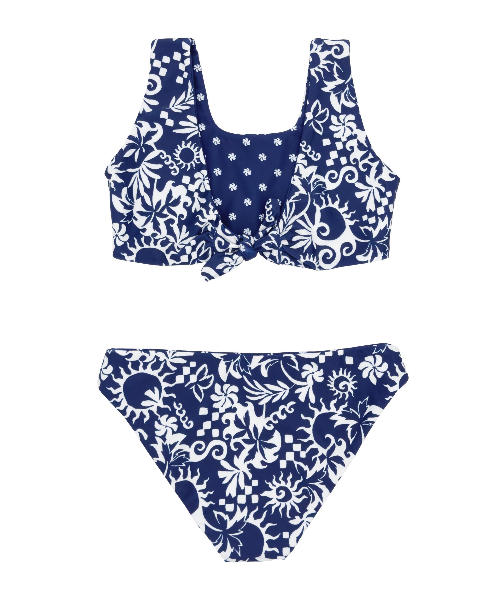 FEATHER 4 ARROW ISLAND HOPPER REVERSIBLE BIKINI POL-POOL BLUE 10